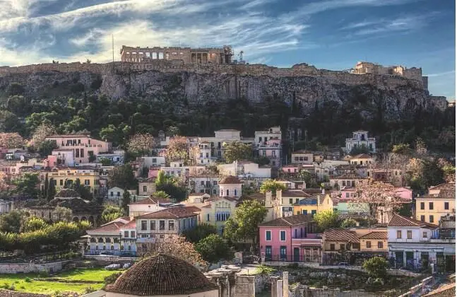 Рис 4 Афины Вид на Акрополь Лекция 2 Истоки культуры Греции В чем же - фото 4