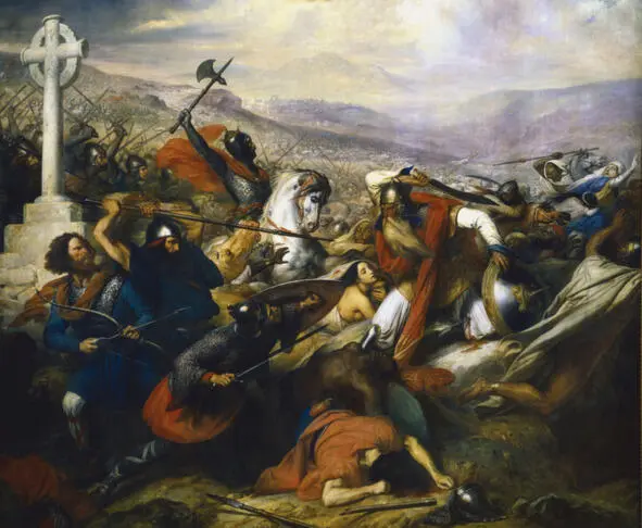 Карл Штейбен Битва при Пуатье 732 год 1 Битва при Пуатье ИС По мнению - фото 1