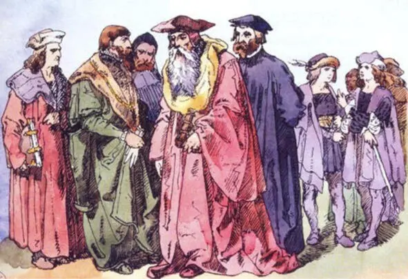 Еврейский костюм 17 века Польша Источник - фото 18