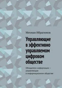 Мехман Ибрагимов - Управляющие в эффективно управляемом цифровом обществе. Обладатели информации – управляющие в информационном обществе