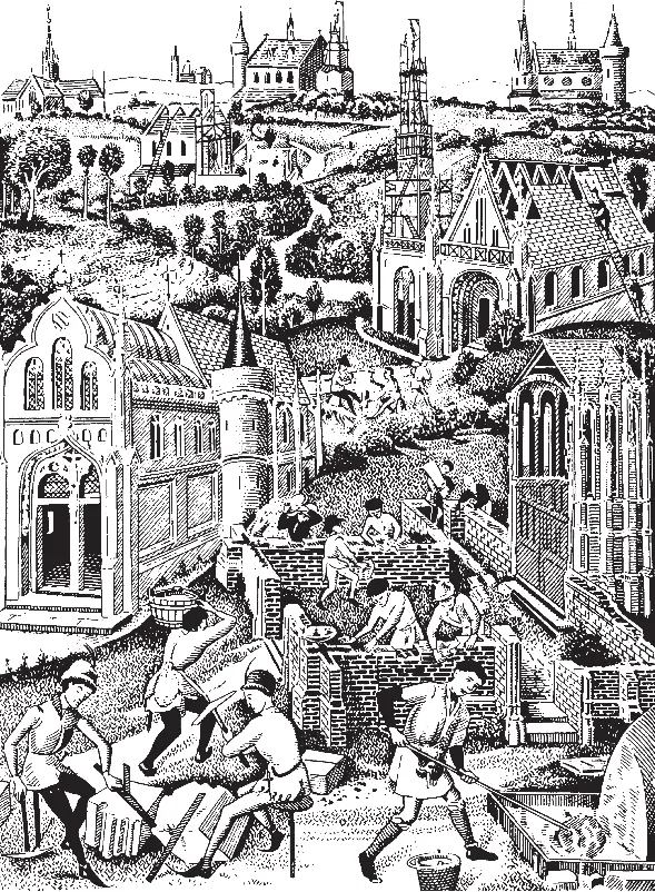 Рис 8 Церковное строительство С миниатюры 1460 г В Средние века торговля - фото 8