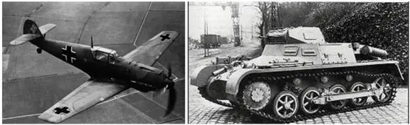 1Мессершмитт BF109 2Танк PzKpfw I Т 1 в советской классификации О - фото 16