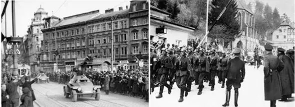 Немецкие войска вступают в Австрию в марте 1938 г От имени нового - фото 22