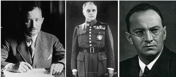 1З Фирлингер посол Чехословакии в СССР в 1938 г 2М Гамелен начальник - фото 24