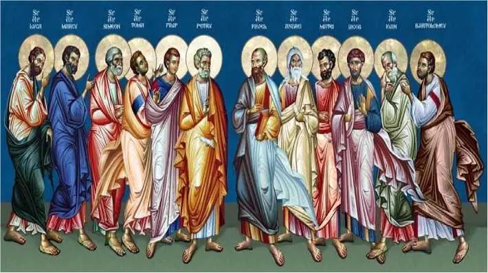Избрание двенадцати апостолов После крещения от Иоанна в реке Иордане Господь - фото 2