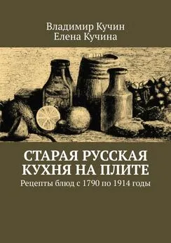 Владимир Кучин - Старая русская кухня на плите. Рецепты блюд с 1790 по 1914 годы