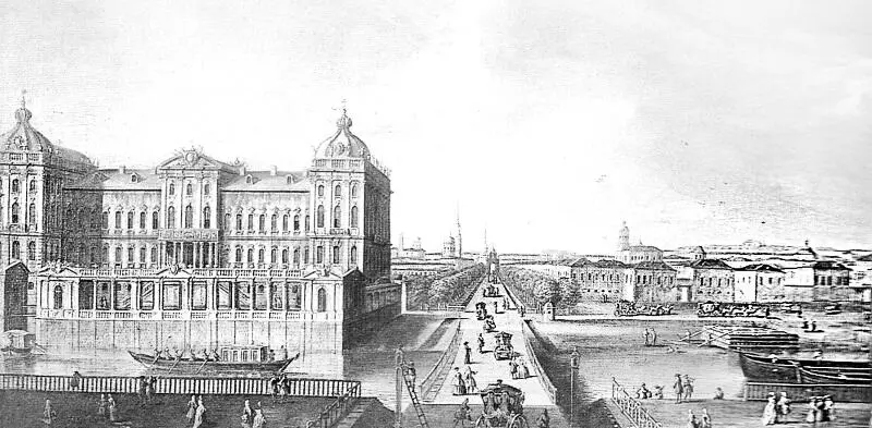 Картина Вид Аничкина дворца и Невского проспекта в начале царствования - фото 14