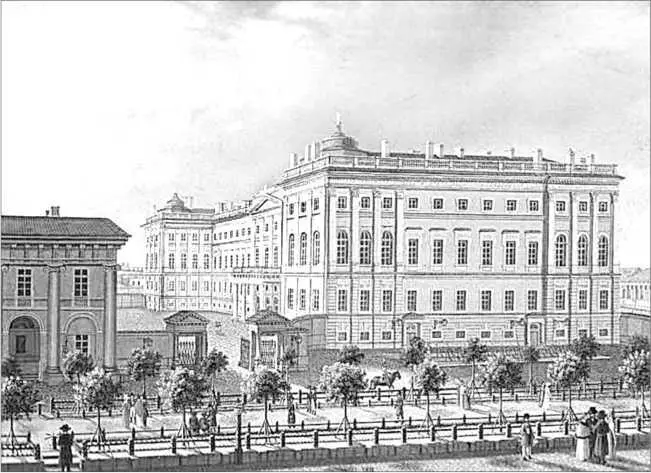 Аничков дворец в 1810х гг Аничков дворец в 1830х гг По воспоминаниям - фото 51