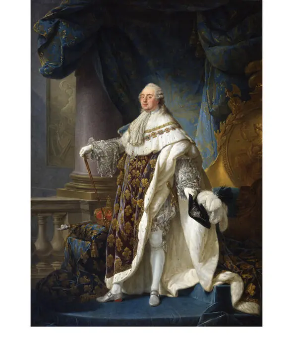 Людовик XVI в парадном королевском облачении с картины АФ Калле Проекты - фото 2