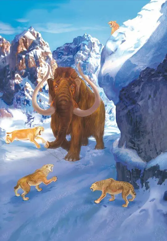 Мамонт и саблезубые тигры Машина времени 150 тысяч лет назад поздний - фото 3