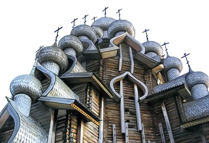 Чудо русского деревянного зодчества храм в Кижах На севере берега России - фото 2