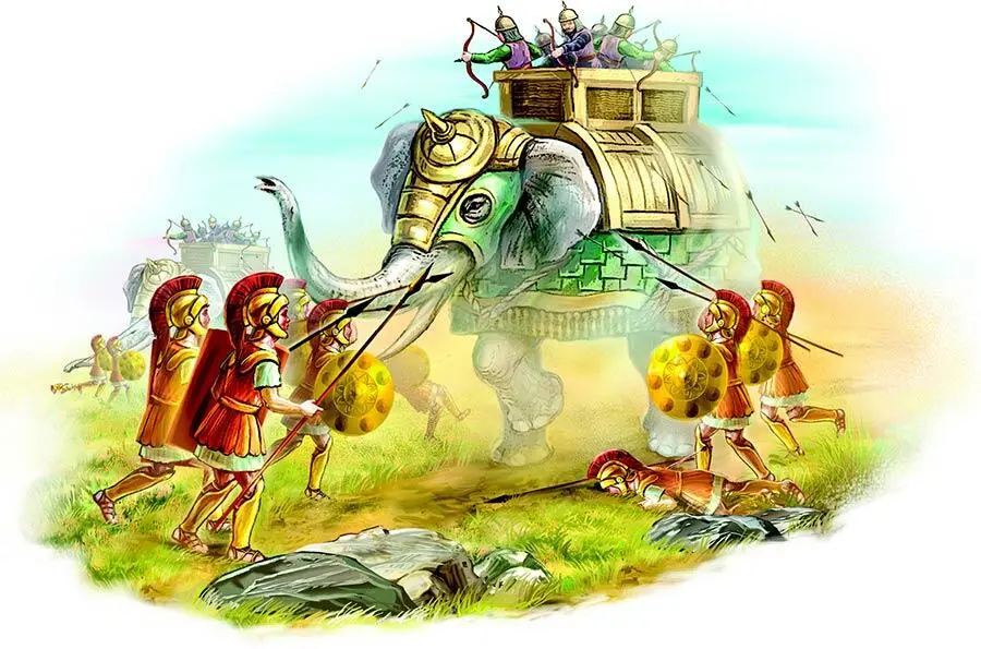 Индийские боевые слоны В те же годы и тоже в Италии жил великий художник - фото 4