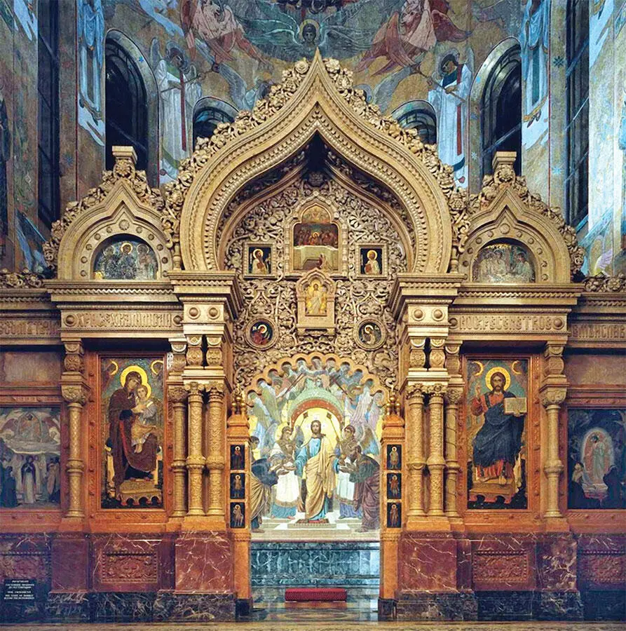 Иконостас храма СпаснаКрови СанктПетербург Андрей Первозванный Икона - фото 2