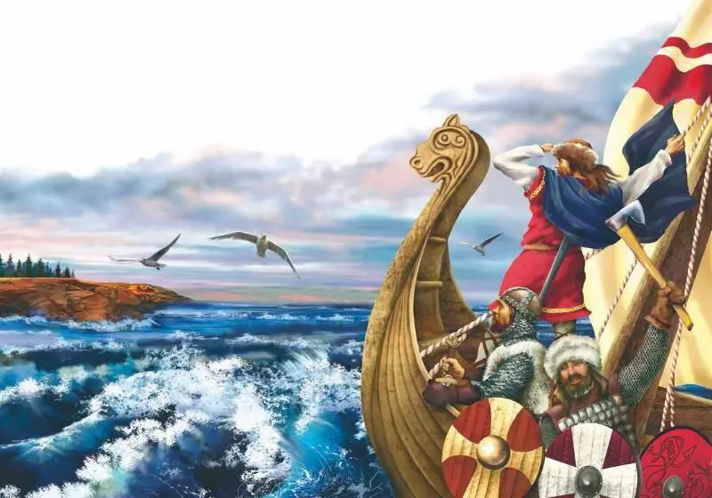 Варяги плывут Согласно преданию в земле ильменских словен и угрофиннов - фото 2