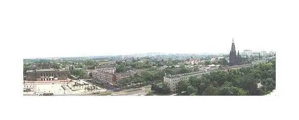 Панорама Домбровы Слева Дворец культуры Трехэтажное здание дворца представляет - фото 2