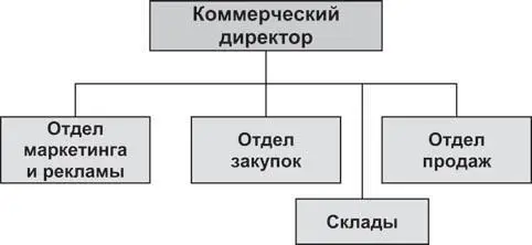Рис 1Примерная структура коммерческой службы организации оптовой торговли В - фото 3