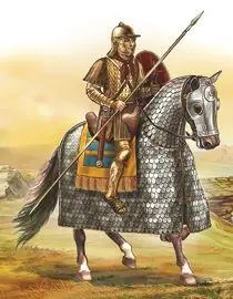 Тяжеловооруженный римский всадник IIIV вв н э Конные рыцари будут похожи на - фото 9