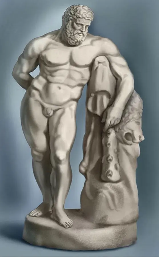 Статуя Геракла Храм Зевса Первые состязания спортсменов в Олимпии были - фото 12