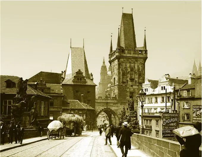 Прага Карлов мост Фото начала XX в Венские постройки 1900х годов остались - фото 18