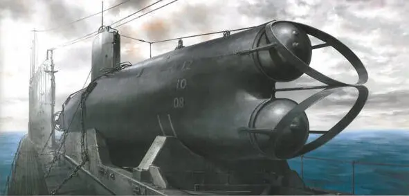 Рис 2 Японская подводная лодка Type A Kohyoteki На фото хорошо видно что - фото 4