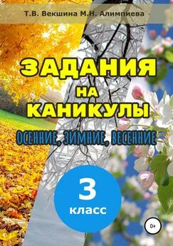 Татьяна Векшина - Задания на каникулы. 3 класс