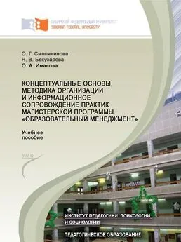 Ольга Смолянинова - Концептуальные основы, методика организации и информационное сопровождение практик магистерской программы «Образовательный менеджмент»