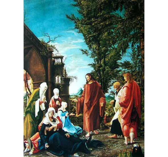 Альбрехт Альтдорфер Прощание Христа с Богоматерью 1520 г Лондонская - фото 11