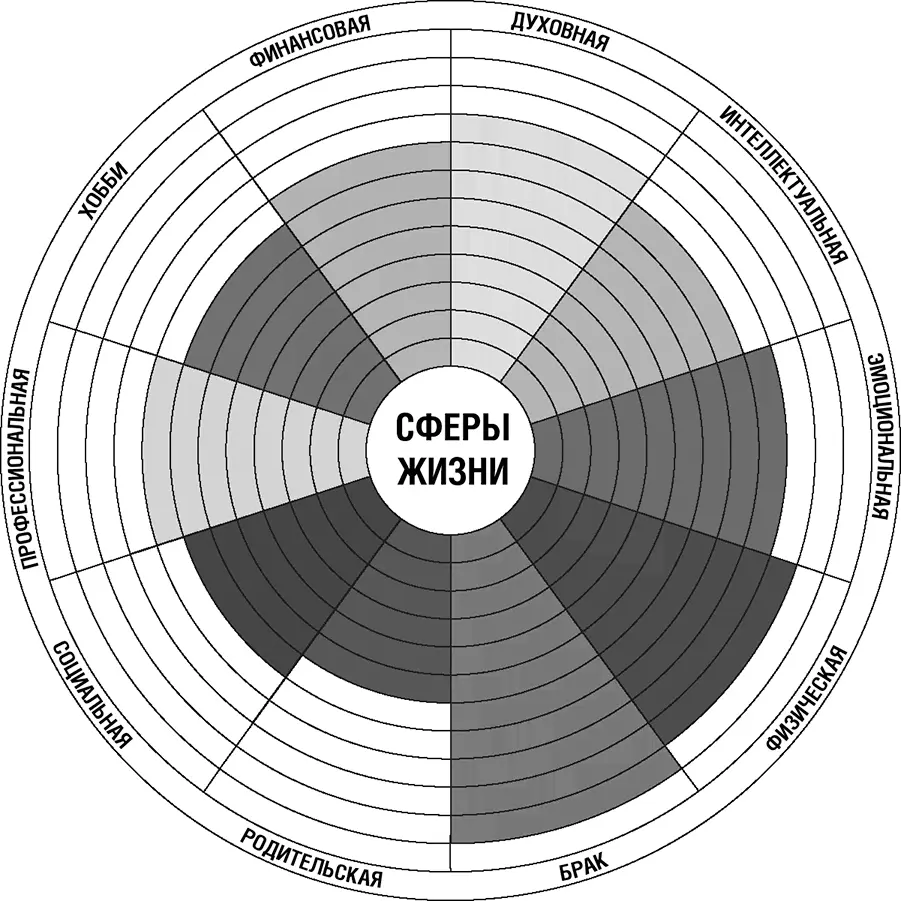 Жизнь состоит из десяти взаимосвязанных сфер Понимание насколько проработан - фото 2