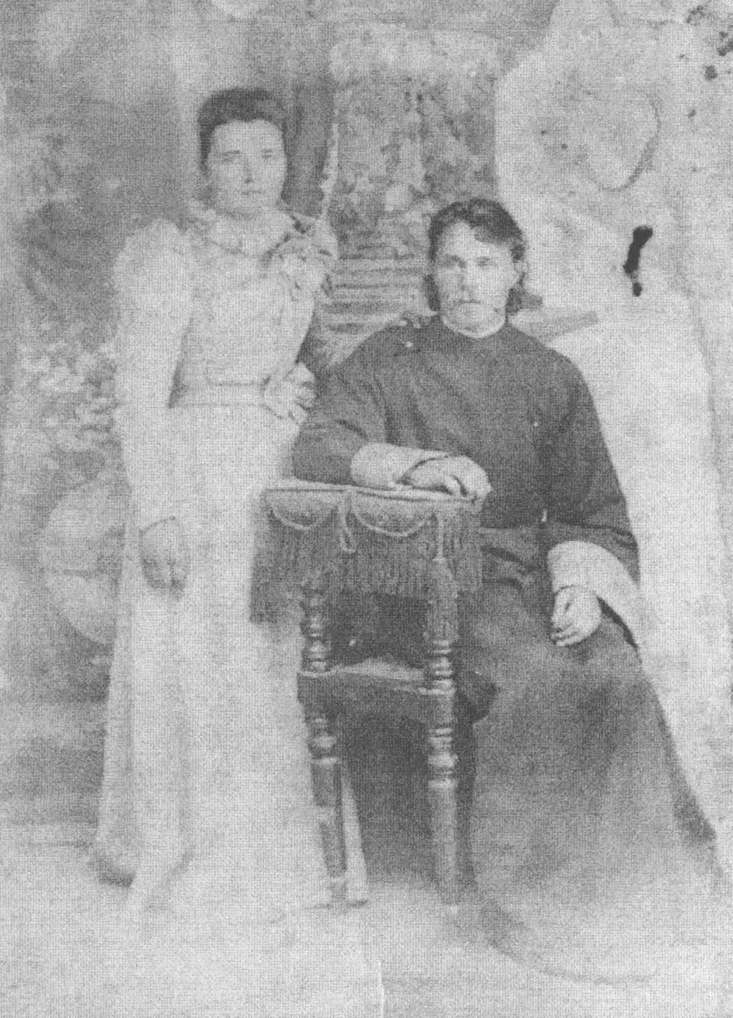 Евдокия Михайловна и Николай Серафимович Двиняниновы 1901 год 26 марта 1906 - фото 1