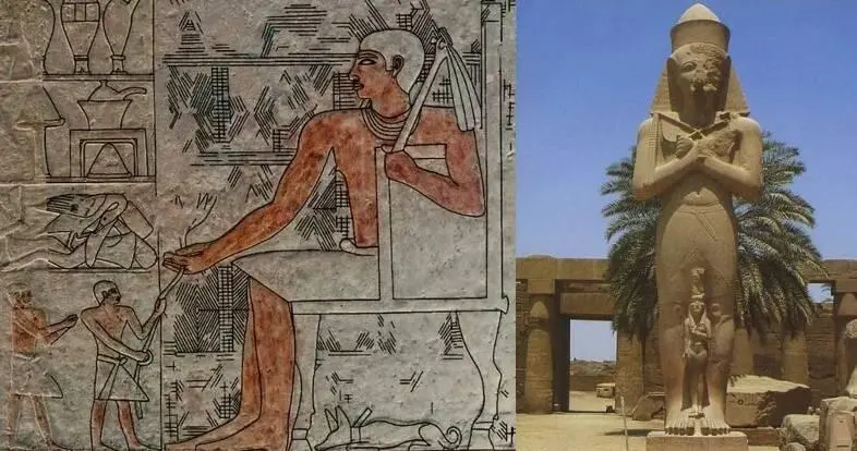 Рис2 Гиганты на египетских фресках и в скульптурах Таким оказался и новый - фото 2
