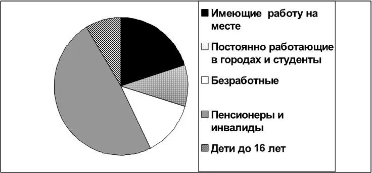 Рис 5 Социальноэкономическая структура населения Угорского сельского - фото 3