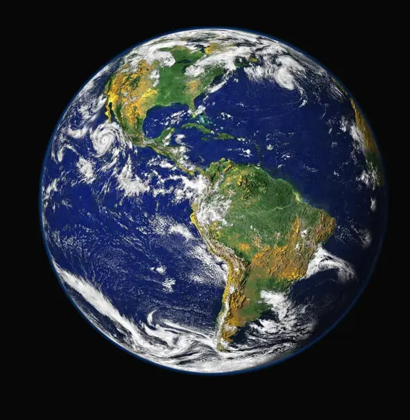 Земля Космонавт Так выглядит карта нашей - фото 1