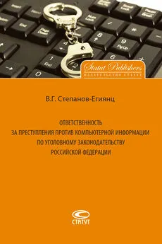 Владимир Степанов-Егиянц - Ответственность за преступления против компьютерной информации по уголовному законодательству Российской Федерации