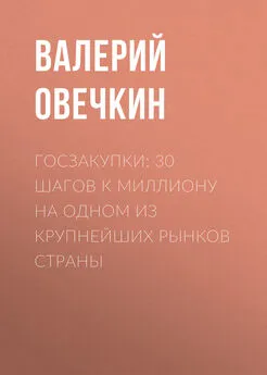 Валерий Овечкин - Госзакупки: 30 шагов к миллиону на одном из крупнейших рынков страны