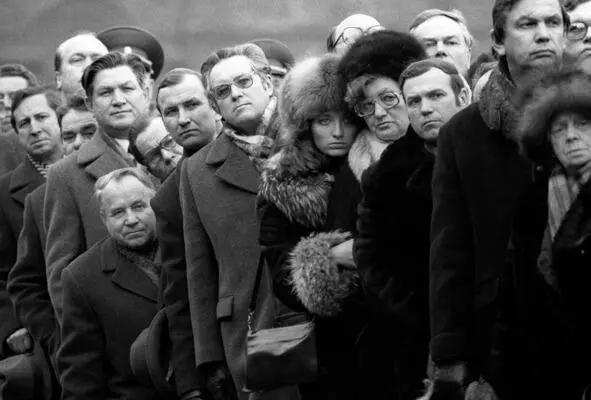 Похороны Брежнева Провожали эпоху времена первого российского перелома ХХ - фото 2