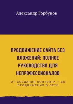 Александр Горбунов - Продвижение сайта без вложений: полное руководство для непрофессионалов