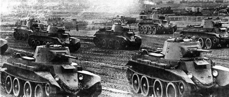БТ7 образца 1937 г 7го МВО на учениях в октябре 1940 г источник - фото 6