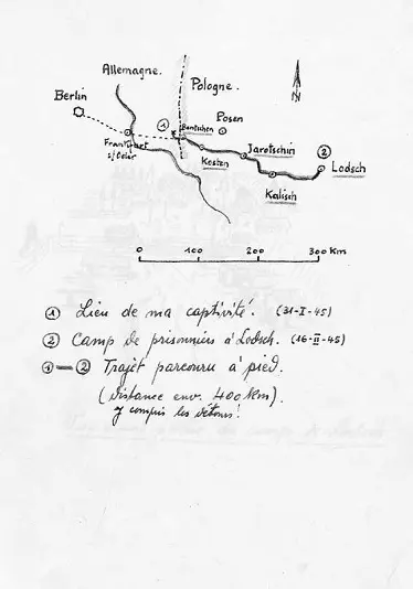 1 Место моего пленения 31 января 1945 года 2 Лагерь военнопленных в Лодзи - фото 12