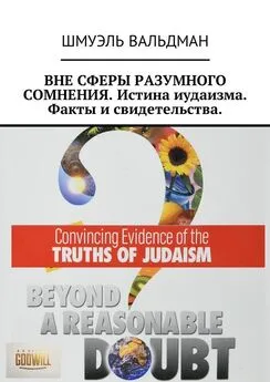 Шмуэль Вальдман - ВНЕ СФЕРЫ РАЗУМНОГО СОМНЕНИЯ. Истина иудаизма. Факты и свидетельства