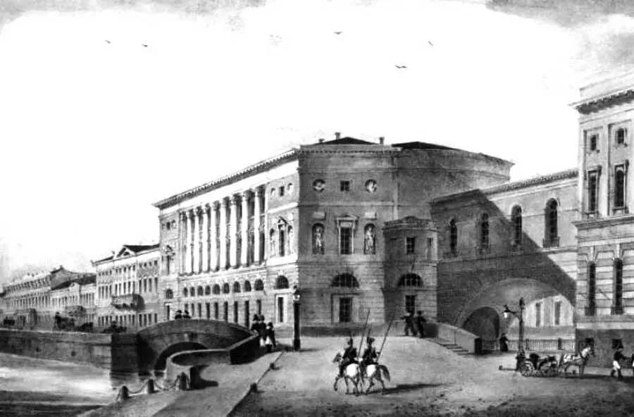 Вид на Эрмитажный театр с Васильевского острова 18241827 гг Неудивительно - фото 16