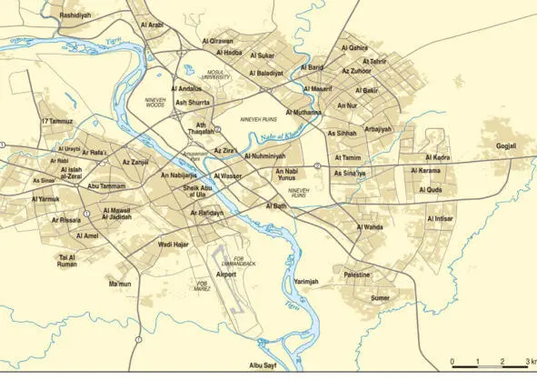 Карта Мосула Справка Описание Мосула на начало 2000х годов Населения от 13 - фото 3