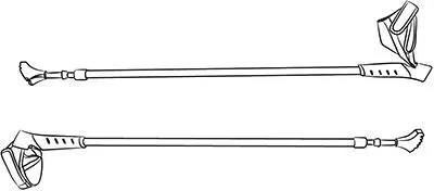 Рис 1 Палки для скандинавской ходьбы Выбор палок для скандинавской ходьбы - фото 3