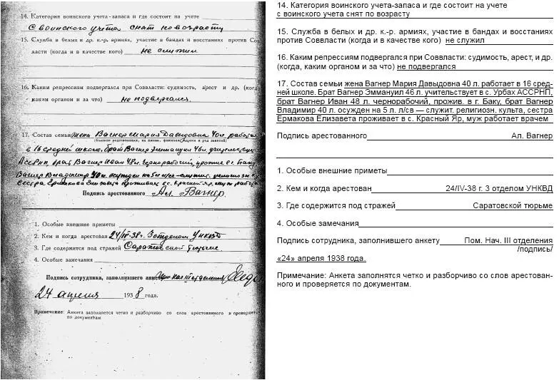 Сиблаг НКВД Последние письма пастора Вагнера Личный опыт поиска репрессированных - фото 35