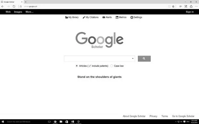 Рис 115 Заглавная страница Google Scholar Результаты поиска без - фото 15