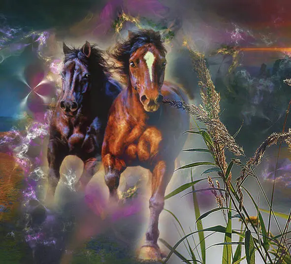 Конь коню на загляденье Значит и земле почёт Слову дело делу - фото 11
