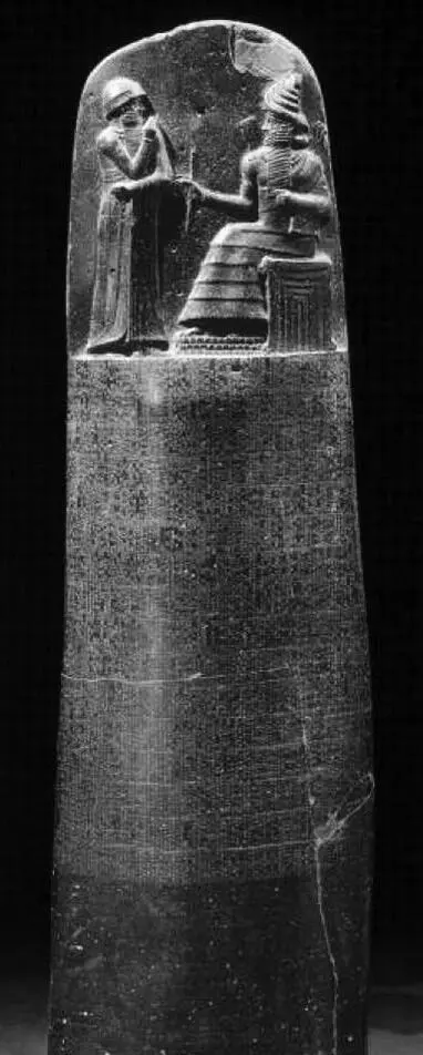 Стела Хаммурапи Кодекс Хаммурапи В Месопотамии в правление царя УрНамму - фото 2