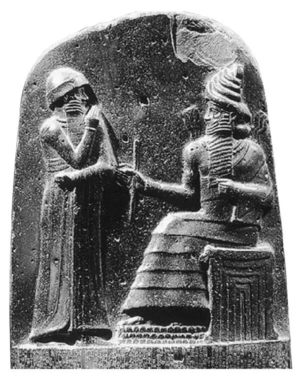 Стела Хаммурапи Кодекс Хаммурапи В Месопотамии в правление царя УрНамму - фото 3
