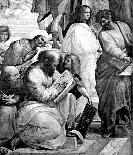 Рис 5 Пифагор на фреске Рафаэля 1509 г Древнегреческий период считается - фото 5