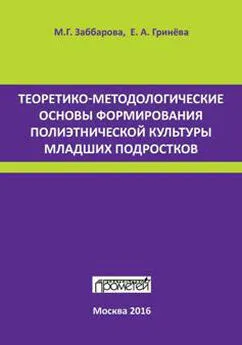 Марина Заббарова - Теоретико-методологические основы формирования полиэтнической культуры младших подростков