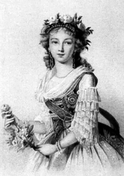 Акварель по портрету МЛЕ ВижеЛебрен 1795 г Екатерина не планировала - фото 42